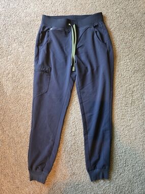FIGS Navy Blue Zamora Jogger Scrub Pants Size S